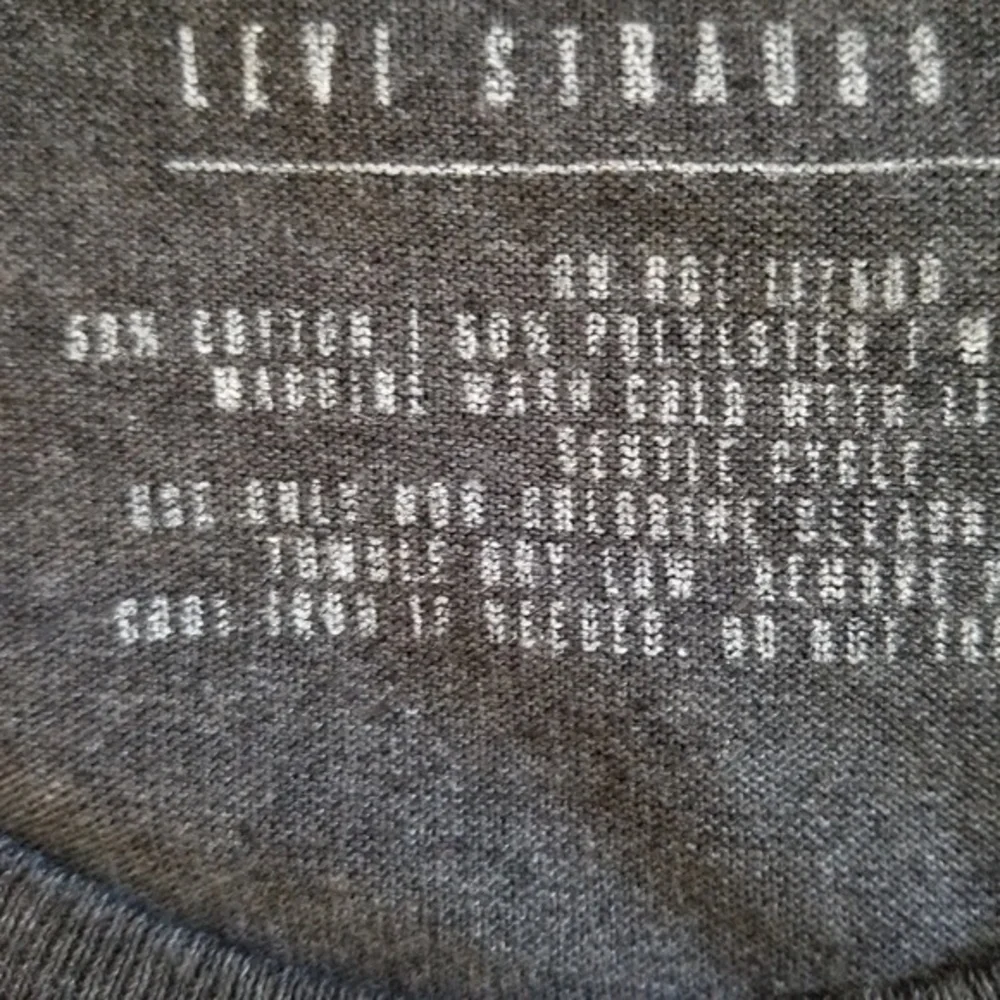 NEW Levi's 3D Logo Graphic Short Sleeve Gray T-shirt Sz. L‎ (unisex)